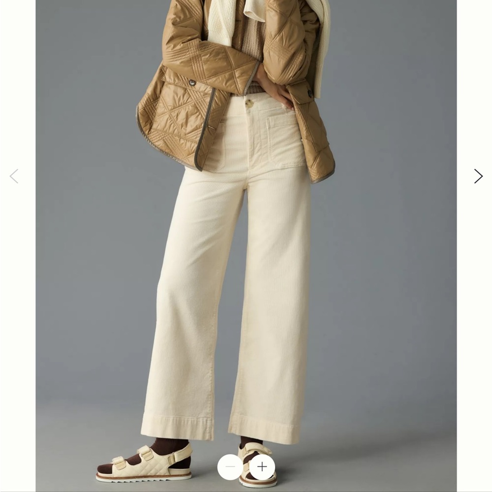 Anthropologie The Colette Wide-Leg Corduroy Pants by Maeve 26